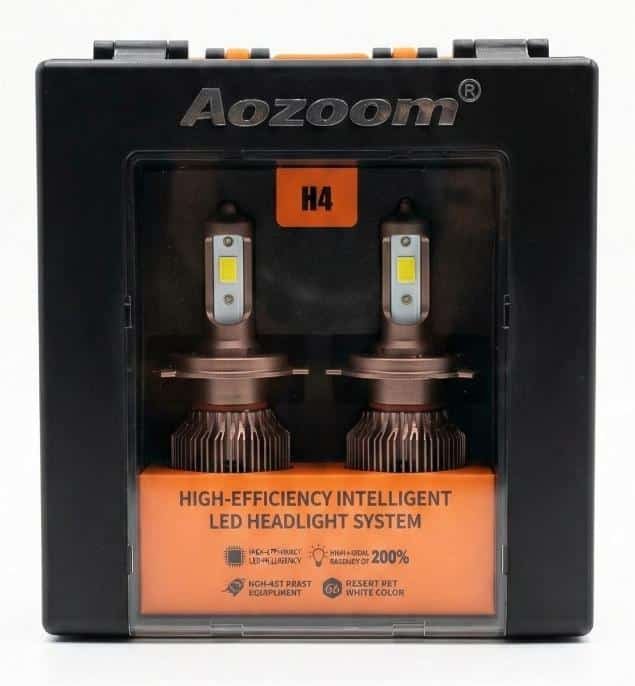 aozoom-h1-led-headlight-bulbs لمبات ليد اوزوم H1 الأصلية للسيارات